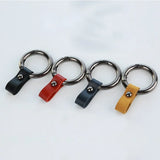 Bouncy Leather Keychain Holder Crystal Trinket Chaveiro