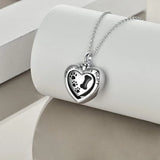 Unisex Mom Mum Grandpa Cremation Ashes Urn Pendant Necklace