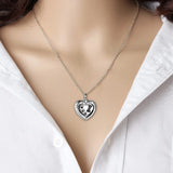 Unisex Mom Mum Grandpa Cremation Ashes Urn Pendant Necklace