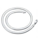 925 Sterling Silver Unisex Snake Chain Necklace for Daily Gift