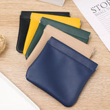 Unisex PU Leather Earphone Bag USB Cable Organizer Holder