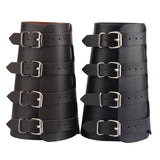 Unisex Leather Gauntlet Bracer Arm Armor Wristband Cuff String