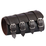 Unisex Leather Gauntlet Bracer Arm Armor Wristband Cuff String