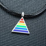 Unisex Rainbow LGBT Gay Pride Necklace Rope Chain Necklace
