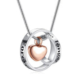 Unisex S.Steel Forever in My Heart Locket Cremation Jewelry