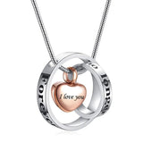 Unisex S.Steel Forever in My Heart Locket Cremation Jewelry
