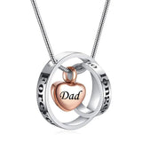 Unisex S.Steel Forever in My Heart Locket Cremation Jewelry