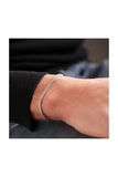 Silver Foxtail Chain Bracelet Unisex