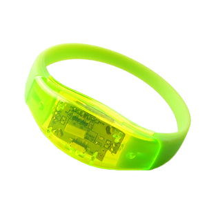 LED Light Up Bracelet Sound Activated Glow Flash Bangle