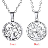 Tree of Life Locket Cremation Urn Pendant Necklace for Ashes