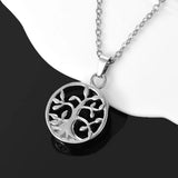 Tree of Life Locket Cremation Urn Pendant Necklace for Ashes