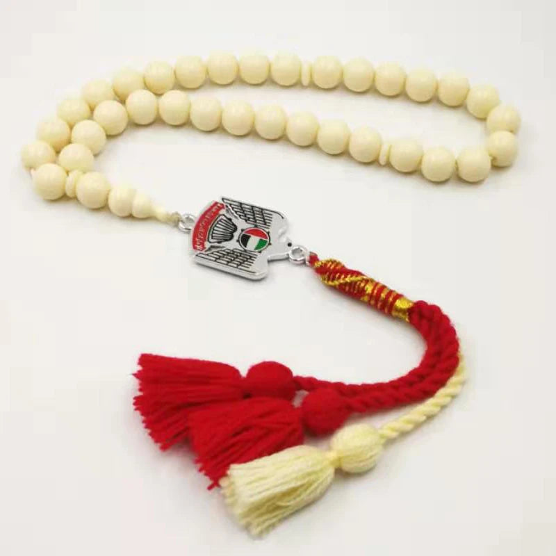 UAE Ivory Resin Tasbih Misbaha Muslim Rosary