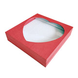 Heart Ring Earring Storage Box Creative Love Window Jewelry Organizer