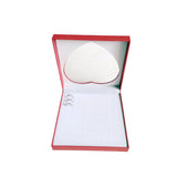 Heart Ring Earring Storage Box Creative Love Window Jewelry Organizer