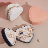 Heart Shape Universal Jewelry Organizer Display Travel Jewelry Case Boxes
