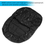 Medium Lawn Mower Tractor Cover with Comfort Pad & Storage - Universal