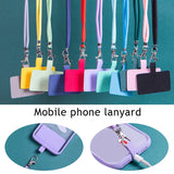Adjustable Silicone Cell Phone Lanyard Holder Case Neck Strap