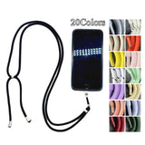 Adjustable Silicone Cell Phone Lanyard Holder Case Neck Strap