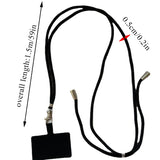 Adjustable Silicone Cell Phone Lanyard Holder Case Neck Strap