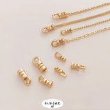 Bag Protection Chain Buckle Leather Rope DIY Jewelry Accessories