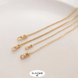 Bag Protection Chain Buckle Leather Rope DIY Jewelry Accessories