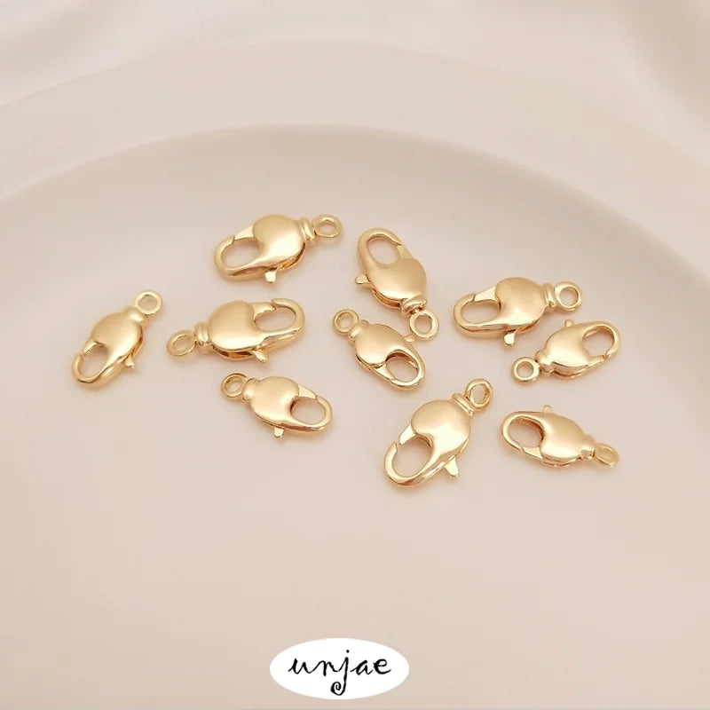 14K Rotating Buckle Lobster Clasp for Bracelet Necklace