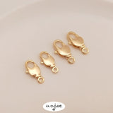 14K Rotating Buckle Lobster Clasp for Bracelet Necklace