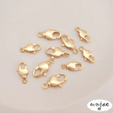 14K Rotating Buckle Lobster Clasp for Bracelet Necklace