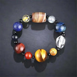 Solar Planets Stone Bracelet for Women Men Chakra Jewelry Christmas