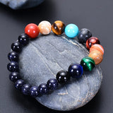 Solar Planets Stone Bracelet for Women Men Chakra Jewelry Christmas