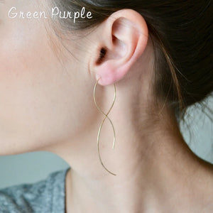 Boho Vintage Earrings 925 Silver Brincos for Women