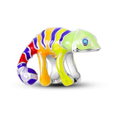 Chameleon Forest Beads Charm for Bracelet Necklace - Silver Jewelry Making