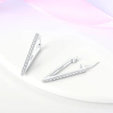 Triangle Hoop Earrings for Girls Teens Women - Christmas Jewelry Gift