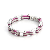 Punk Stainless Steel Bike Chain Bracelet Men Motorcycle Bicycle Style Bangle