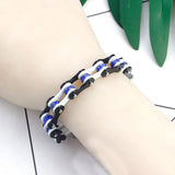 Punk Stainless Steel Bike Chain Bracelet Men Motorcycle Bicycle Style Bangle