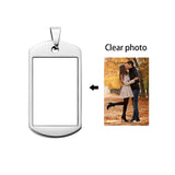 Uonney Dropship Keychain Photo Pendant Dog Name Number Engraving Women Gift