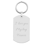 Uonney Dog Photo Keychain Engraved Name Number Personalized Jewelry Gift