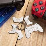 Personalized Game Controller Keychain - Gift For DAD