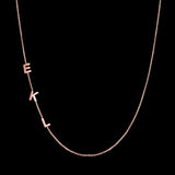 Uonney Initial Letter Necklace Jewelry Christmas Name Pendant For Women