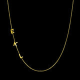 Uonney Initial Letter Necklace Jewelry Christmas Name Pendant For Women