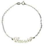 Uonney Jewelry Carrie Name Bracelet Silver Rose Gift Jewelry