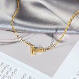 Uonney Initial Necklace 925 Sterling Silver Special Gift For MOM