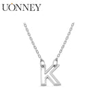 Uonney Initial Necklace 925 Sterling Silver Special Gift For MOM