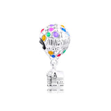 Up House & Balloons Charms 925 Fits Europe Bracelet Sterling Silver Beads