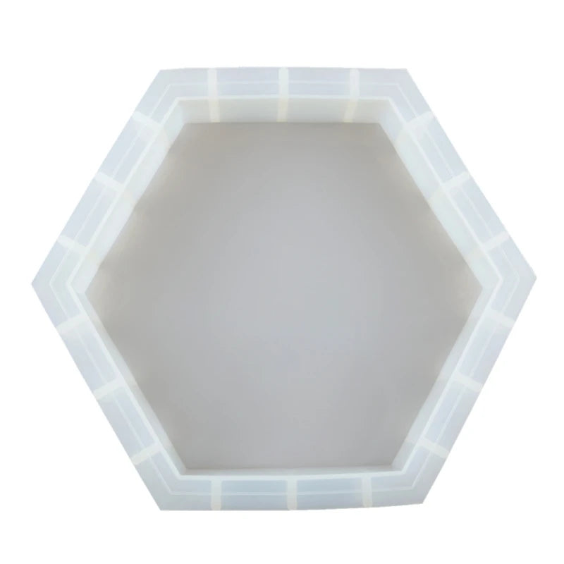 Hexagonal Silicone Mold for Epoxy Resin Casting