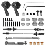 Steel Gear Bridge Axle Steering Kit for MN D90 D91 MN99 MN99S
