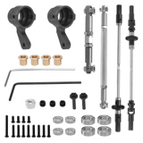 Steel Gear Bridge Axle Steering Kit for MN D90 D91 MN99 MN99S