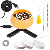 Electric Bead Spinner, Adjustable Speed Beading Bowl for Jewelry Making