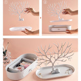 Deer Jewelry Organizer with Drawer - Jewelry Display Stand Tray Tree Storage
