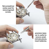 Watch Link Removal Tool Kit - 16 in 1 Watch Band Tool Kit for Watchmakers